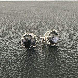 David Yurman Petite Chatelaine Stud earring onyx